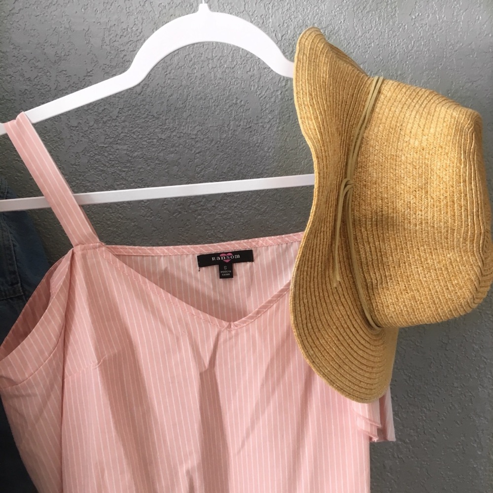 Brand new cold shoulder top
